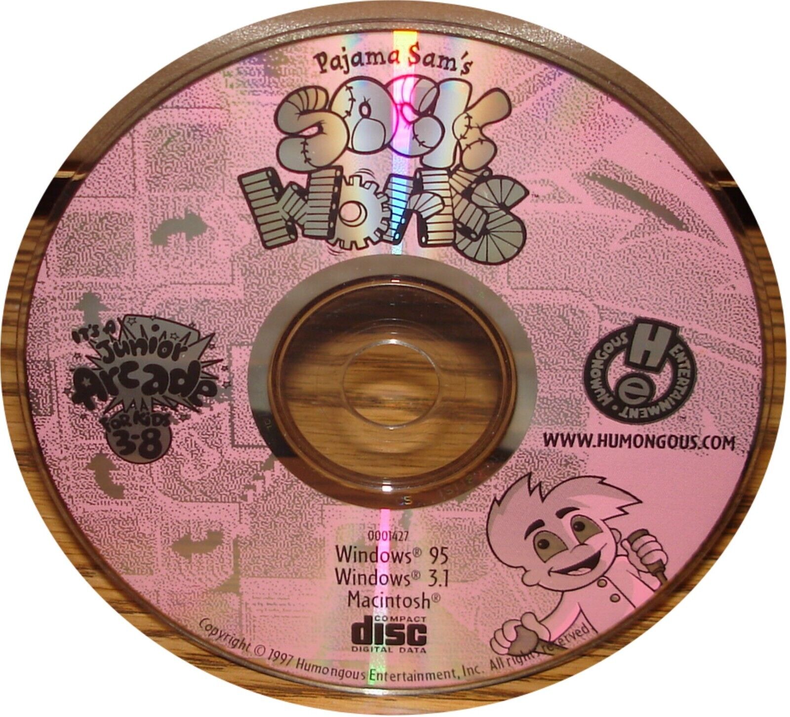 PAJAMA SAM - PAJAMA SAM'S SOCK WORKS - 1997 - CD-ROM - WINDOWS / MAC