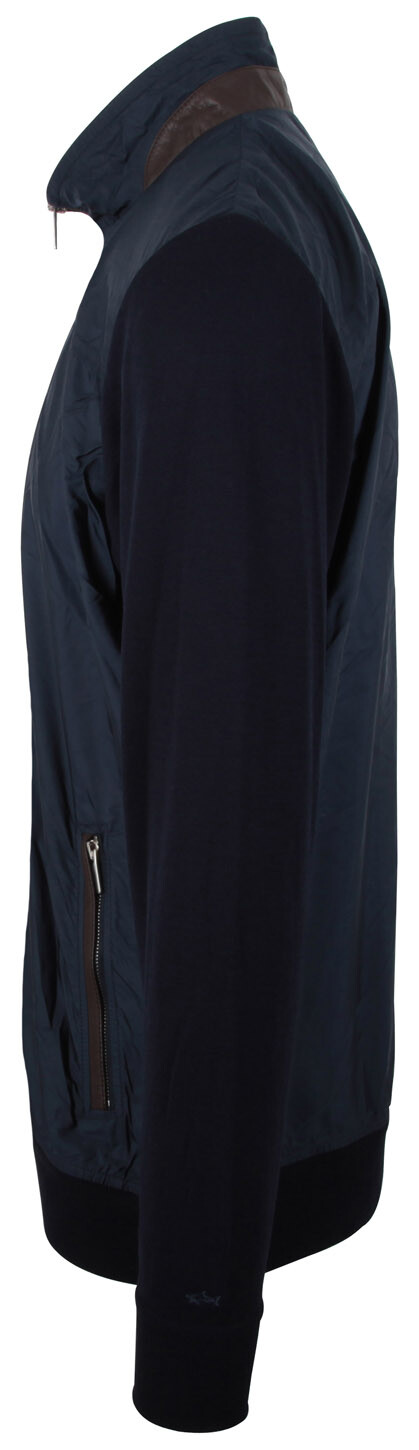 PAUL & SHARK PAUL & SHARK YACHTING HERREN STRICKJACKE CARDIGAN GRÖSSE L SUMMER WOOL NAVY