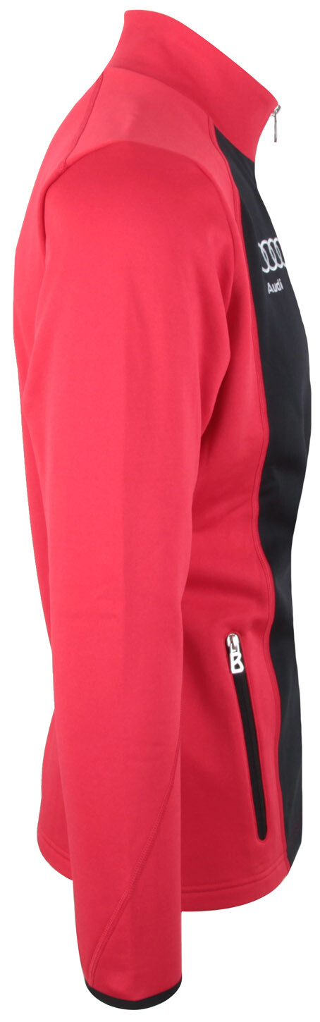 Pre-owned Bogner Men's Dsv Team Germany Functional Shirt Sweatshirt Jacket Full Zip Size S In Red