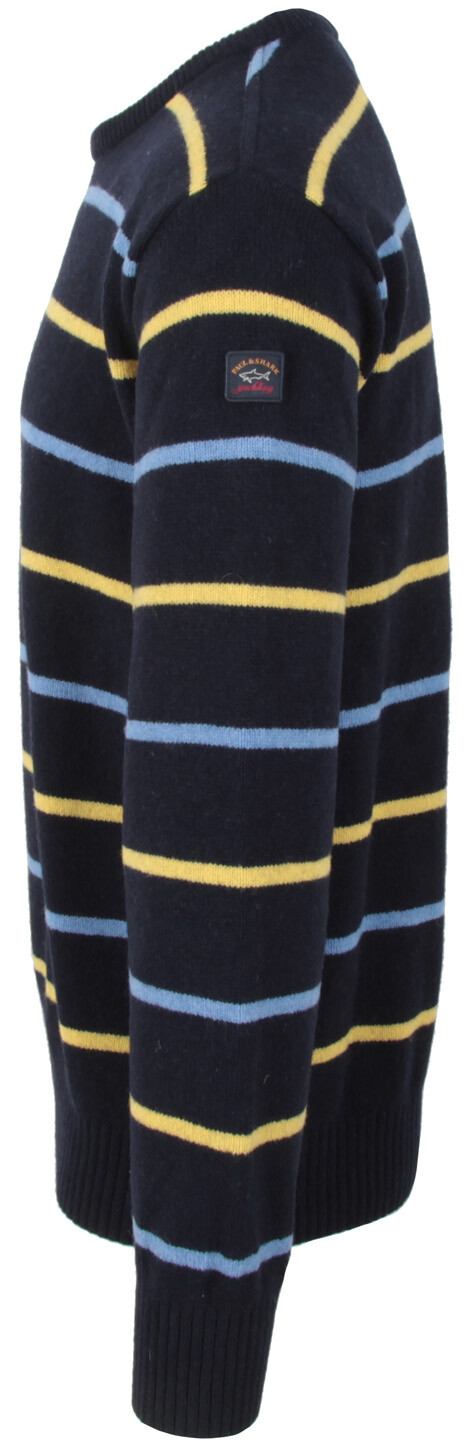 PAUL & SHARK YACHTING PAUL & SHARK YACHTING MEN'S PULLOVER SWEATER JUMPER L WOOL & POLYAMIDE STRIPED