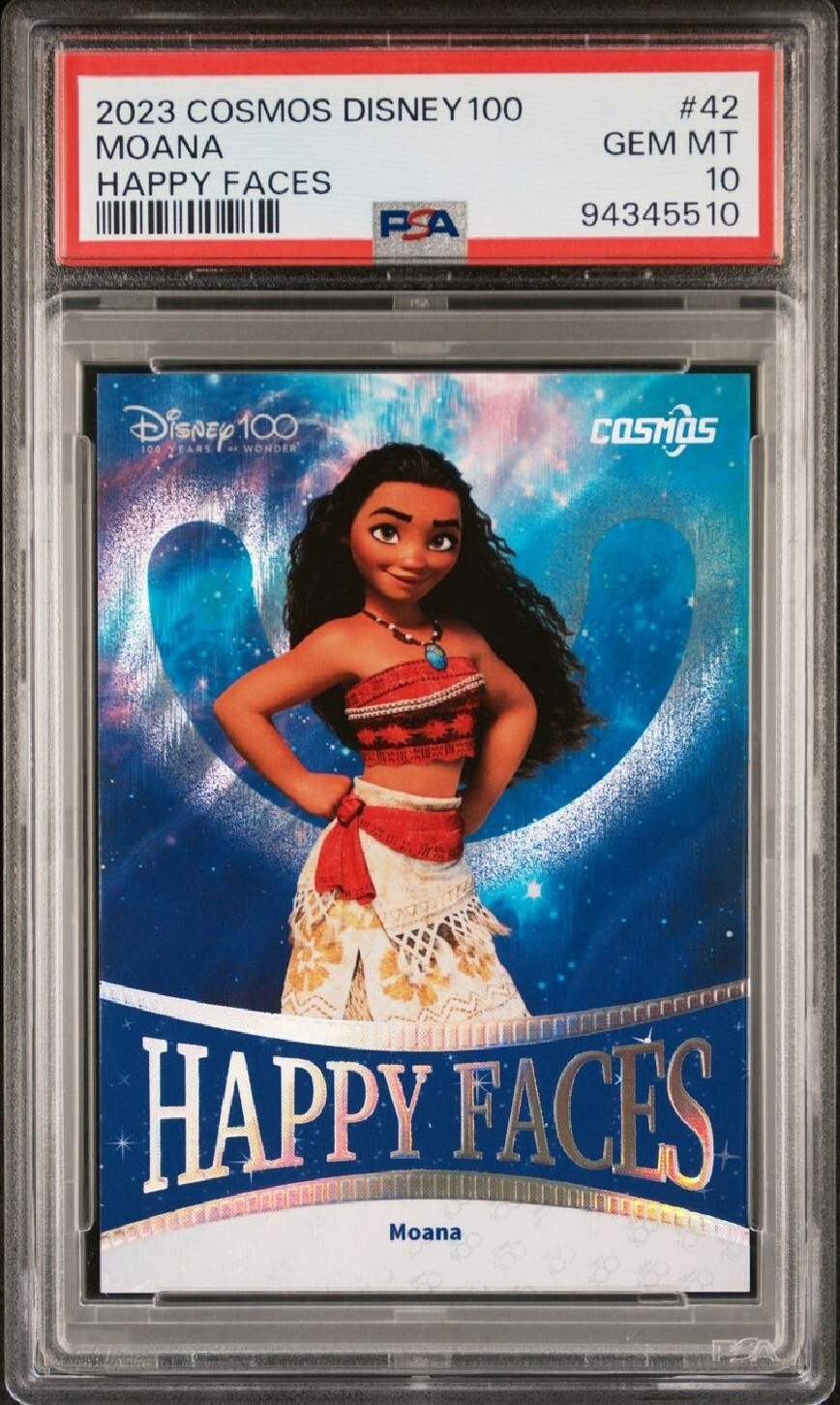 2023 Kakawow Cosmos Disney 100 Moana Happy Faces #'d 014/169