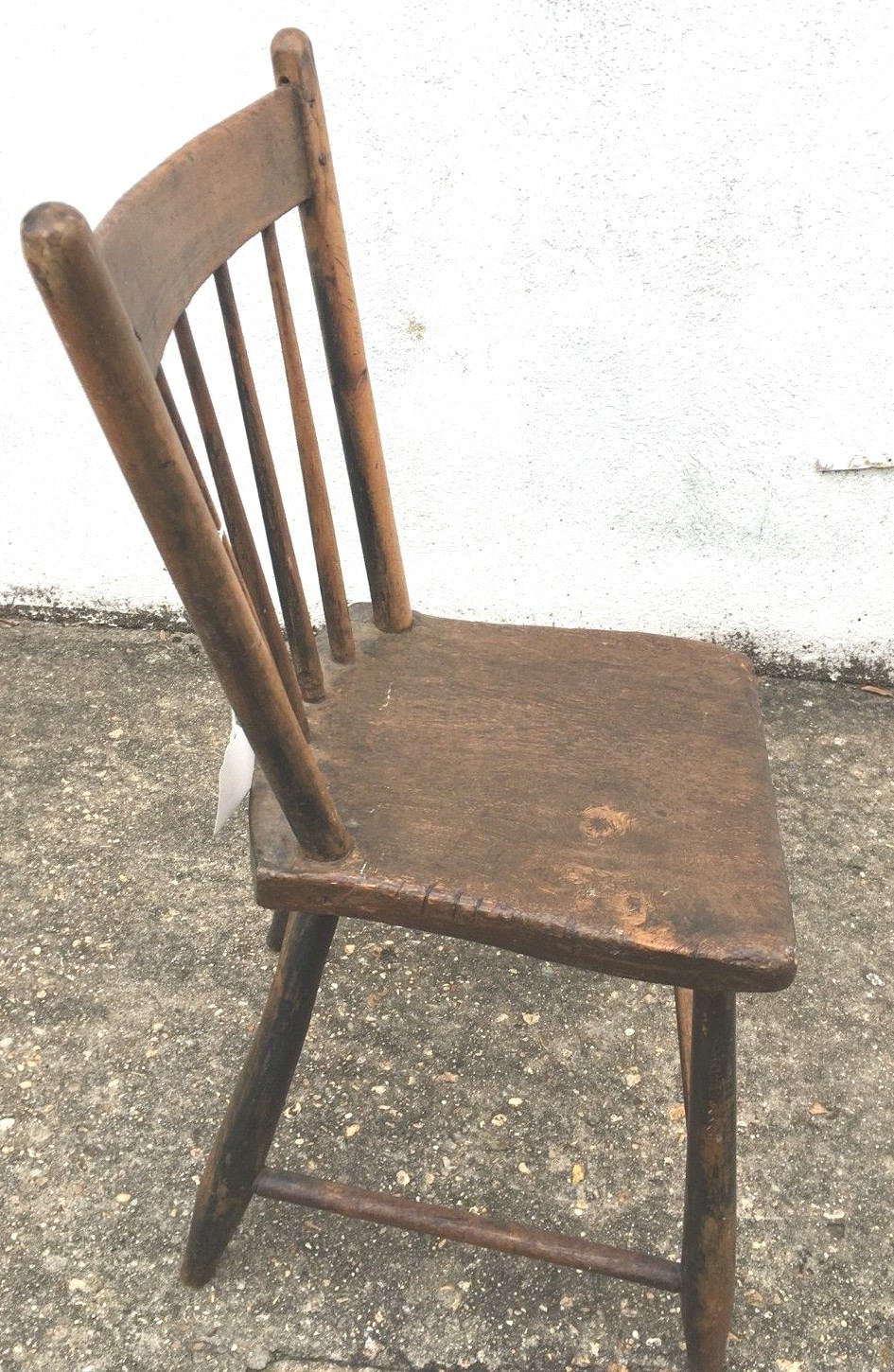 Small antique wooden chair great accent for any room
