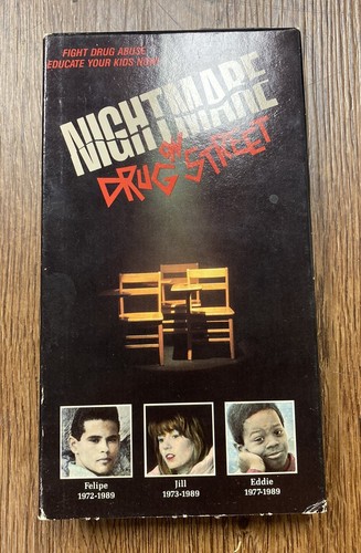 Nightmare On Drug Street Anti Drug PSA VHS Tape 80's DARE