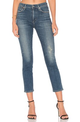 New Citizens of Humanity  Cara High Rise Cigarette Ankle Women s Jeans Size 26