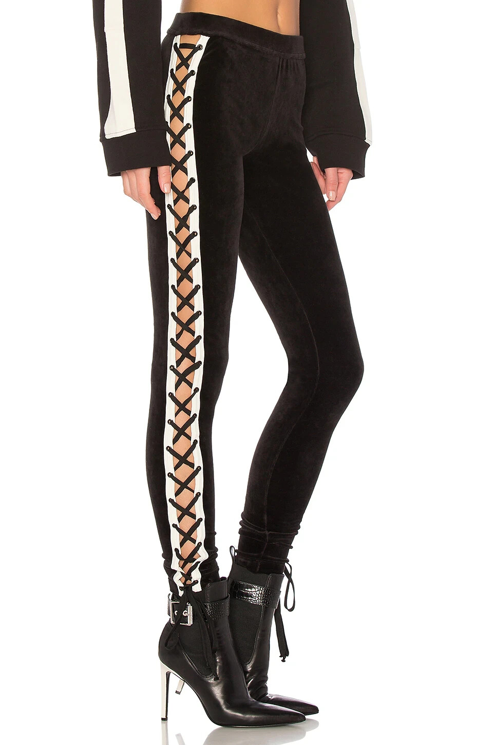 Puma Fenty Rihanna Velour Lace Up Legging S size | eBay