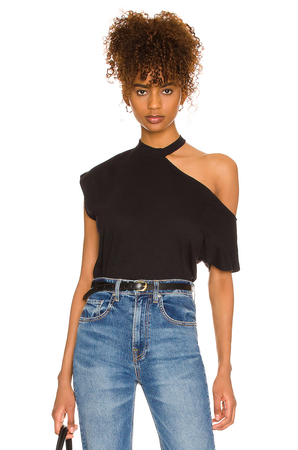 Sanctuary Parttime Lover Tee XXS Black Short Sleeves w/ Cold-Shoulder Cut-out - Picture 1 of 14