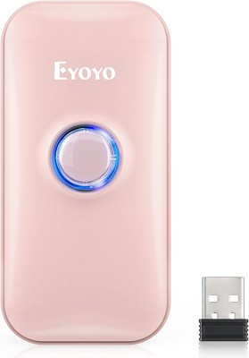 Eyoyo Mini 1D Bluetooth Barcode Scanner USB Wired&2.4G Wireless Barcode Reader