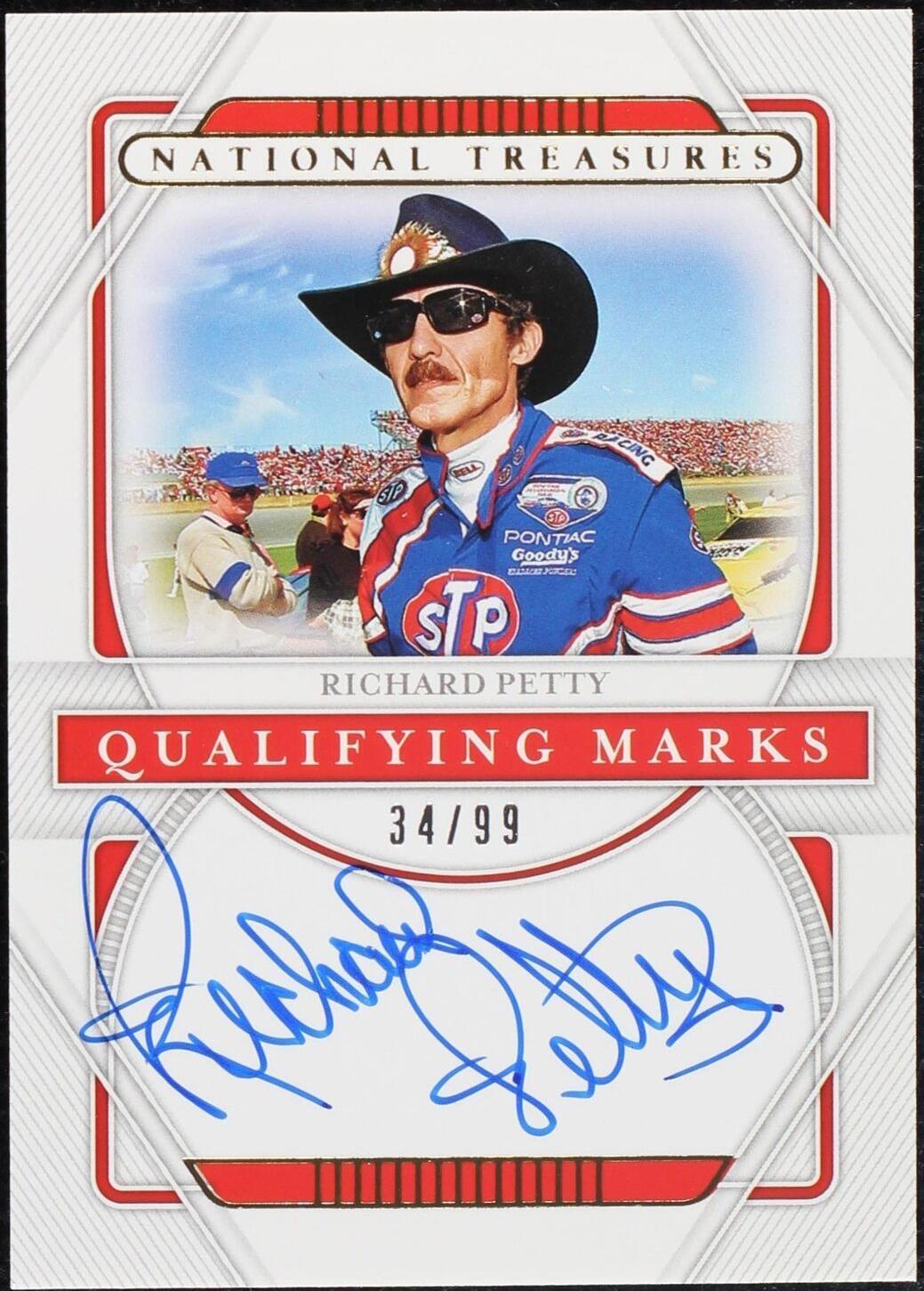 2021 Panini National Treasures - Richard Petty #QM-RP