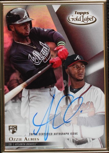 2018 Topps Gold Label - Ozzie Albies #FA-OA