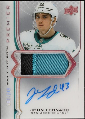 2020-21 Upper Deck Premier - John Leonard #AR-JL