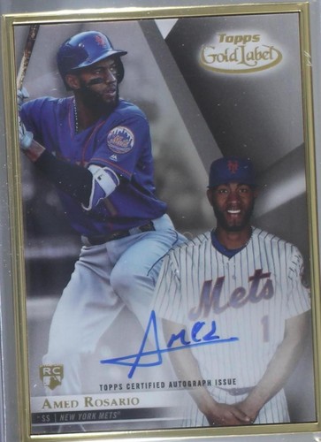 2018 Topps Gold Label - Amed Rosario #FA-AR