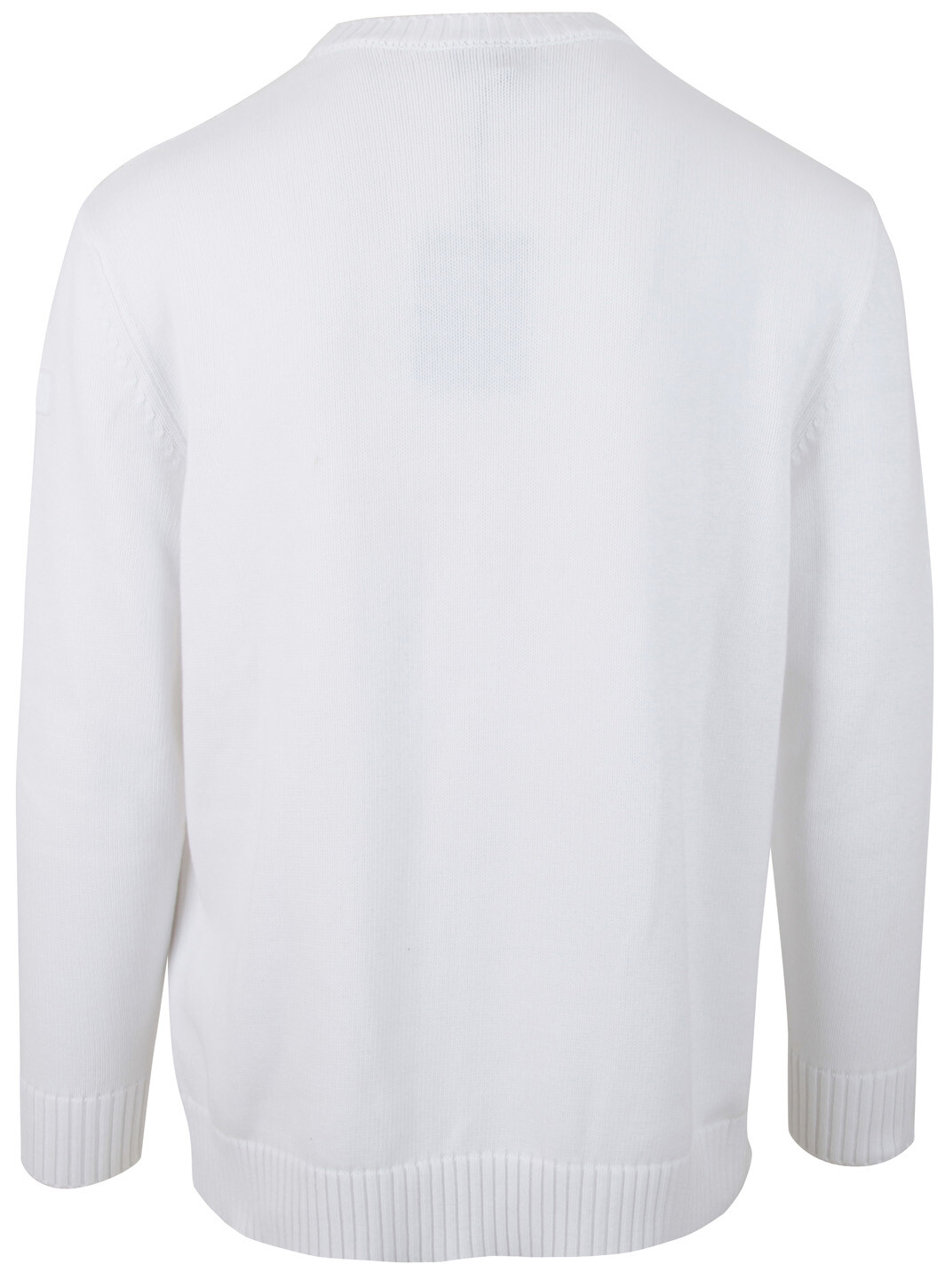 Pre-owned Paul & Shark Yachting Men's Pullover Sweater Jumper Size 2xl 100% Cotton White