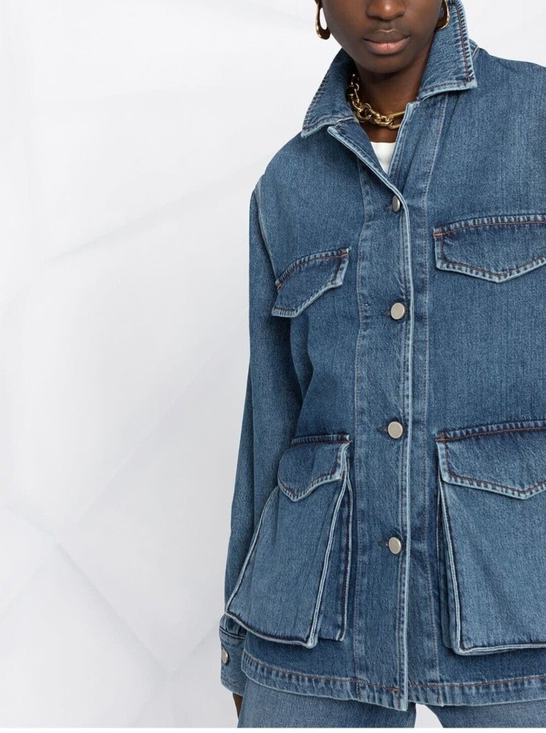Totême blue denim army jacket in all sizes 32,34,36,38,40 | eBay Totême blue denim army jacket in all sizes 32,34,36,38,40 | eBay