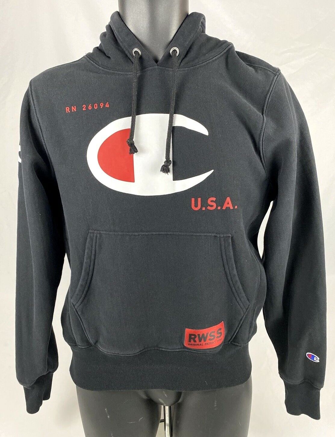 Mens Champion Reverse Weave MCMXIX Heavyweight Hoodie Hooded Mens Champion Reverse Weave MCMXIX Heavyweight Hoodie Hooded