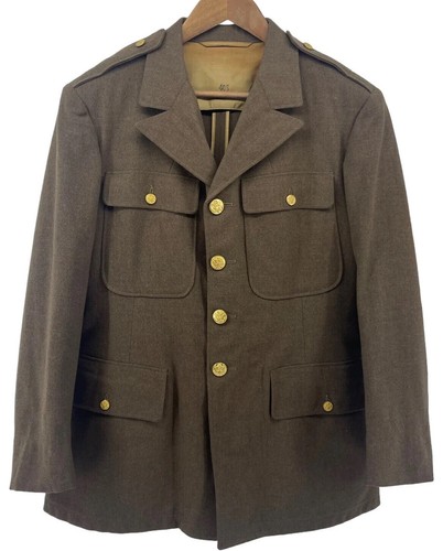 Vintage Army Jacket Mens 40 US Green Wool General Staff