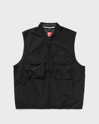 Nike Tech Fleece Utility Vest Men XL Black RFID Technology Zip Jacket $115 MSRP