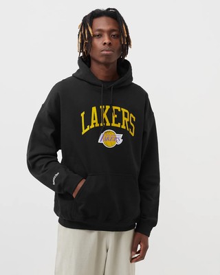 

Mitchell - Ness NBA Los Angeles Lakers Hoodie Мужская черная спортивная толстовка, Черный