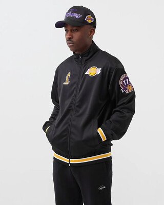 

Мужская куртка Mitchell - Ness NBA Los Angeles Lakers черная, Черный, Mitchell - Ness NBA Los Angeles Lakers Jacket