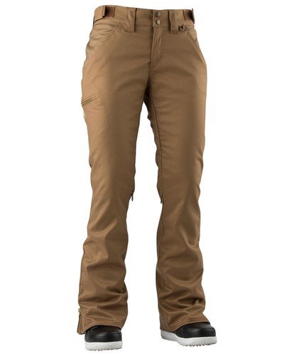 NWOT AIRBLASTER WOMENS SNOWBOARD FREEDOM BOOT PANTS Olive M $160