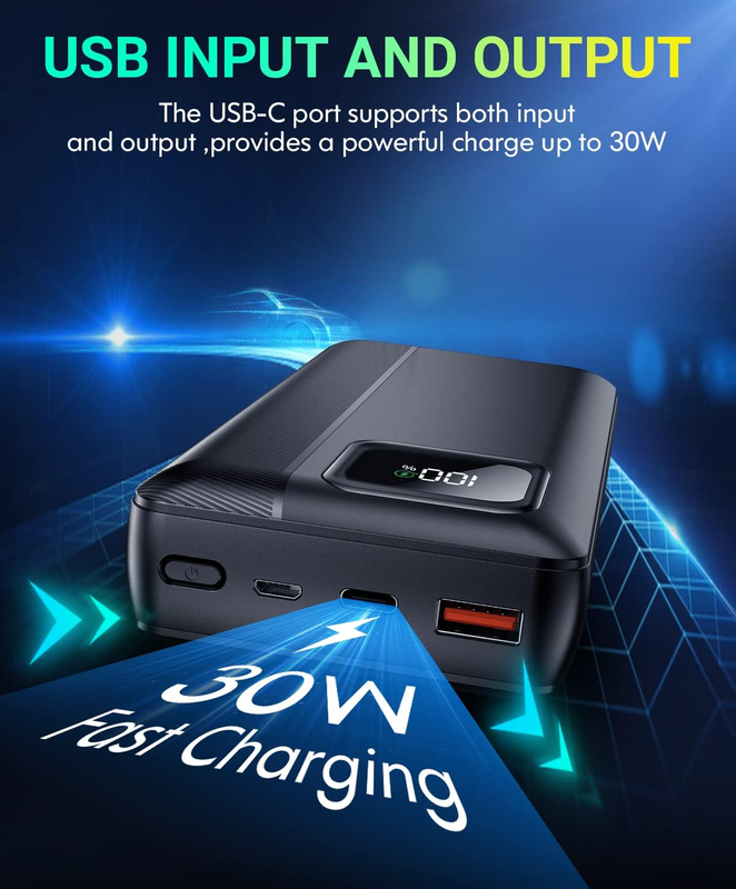Power-Bank-Portable-Charger - 40000mAh Power Bank Support PD 30W and QC4.0 Fast