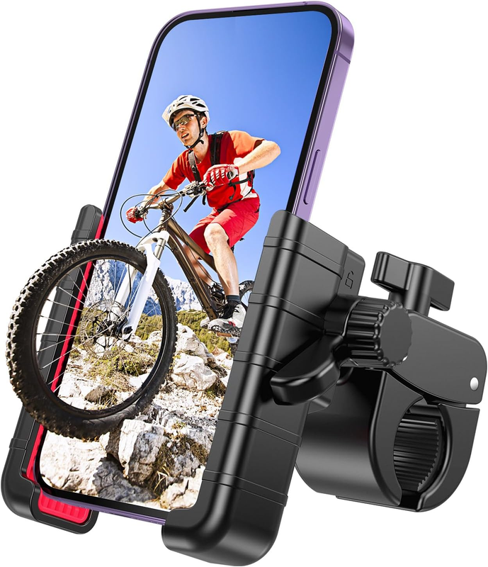 Bike Phone Holder Camera Friendly 360&deg; Rotateable for Electric Scooter Dirt Bike