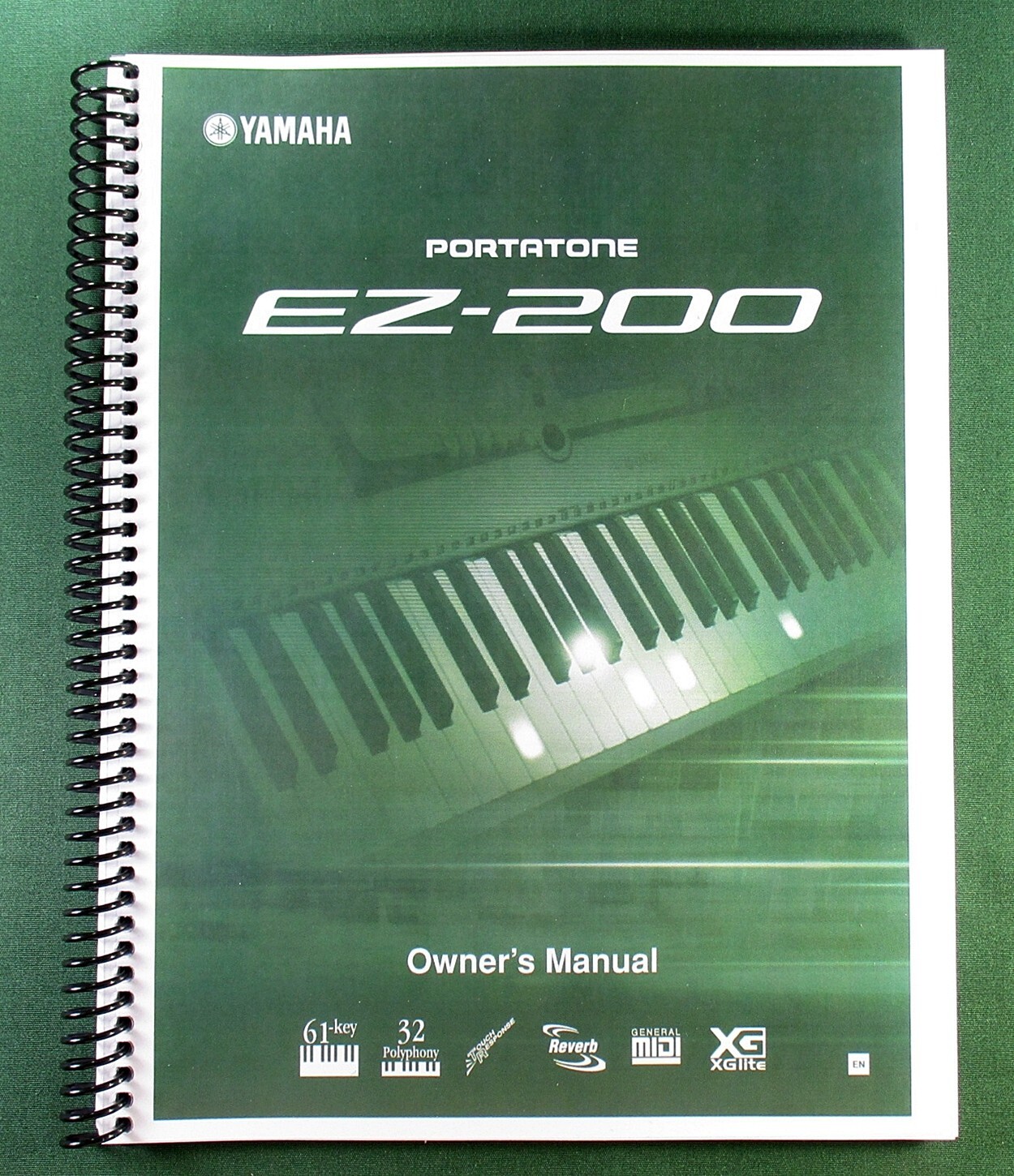 Yamaha EZ-200 Instruction Manual: 76 Pages & Protective
