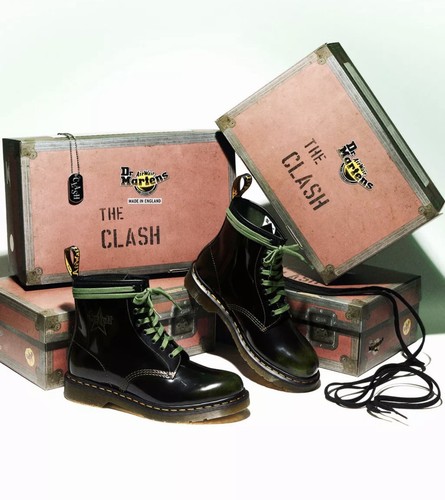 靴 Dr. Martens x The Clash 1460 UK9 NEW Dr. Martens x The Clash 1460 Limited Edition Black