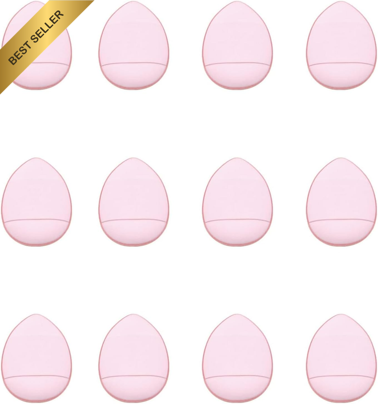 Mini Triangle Powder Puff for Foundation and Concealer, Soft Makeup Sponge Appli
