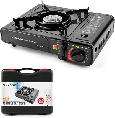 Portable Camping Stove - UL listed Butane Compatible - FREE Shipping