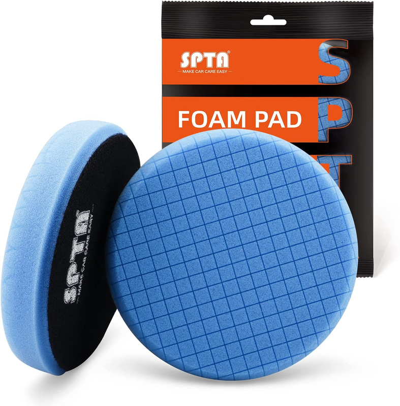 Blue Polish Pad, 1Pc 5 Inch Buffing Polishing Pads for 125Mm Backing Plate Compo