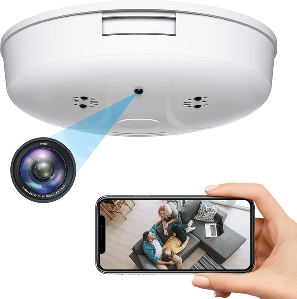 Security Camera Smoke Detector Camera 1080P Wifi Indoor Camera Hidden Camera wit - Image 13
