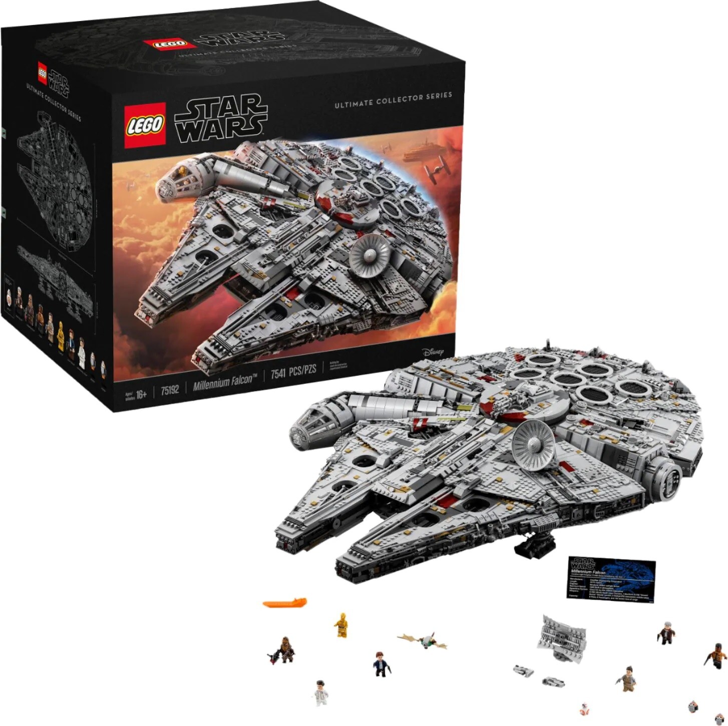 わんプー様*size130 New LEGO Star Wars Millennium Falcon 7541 Pieces Building