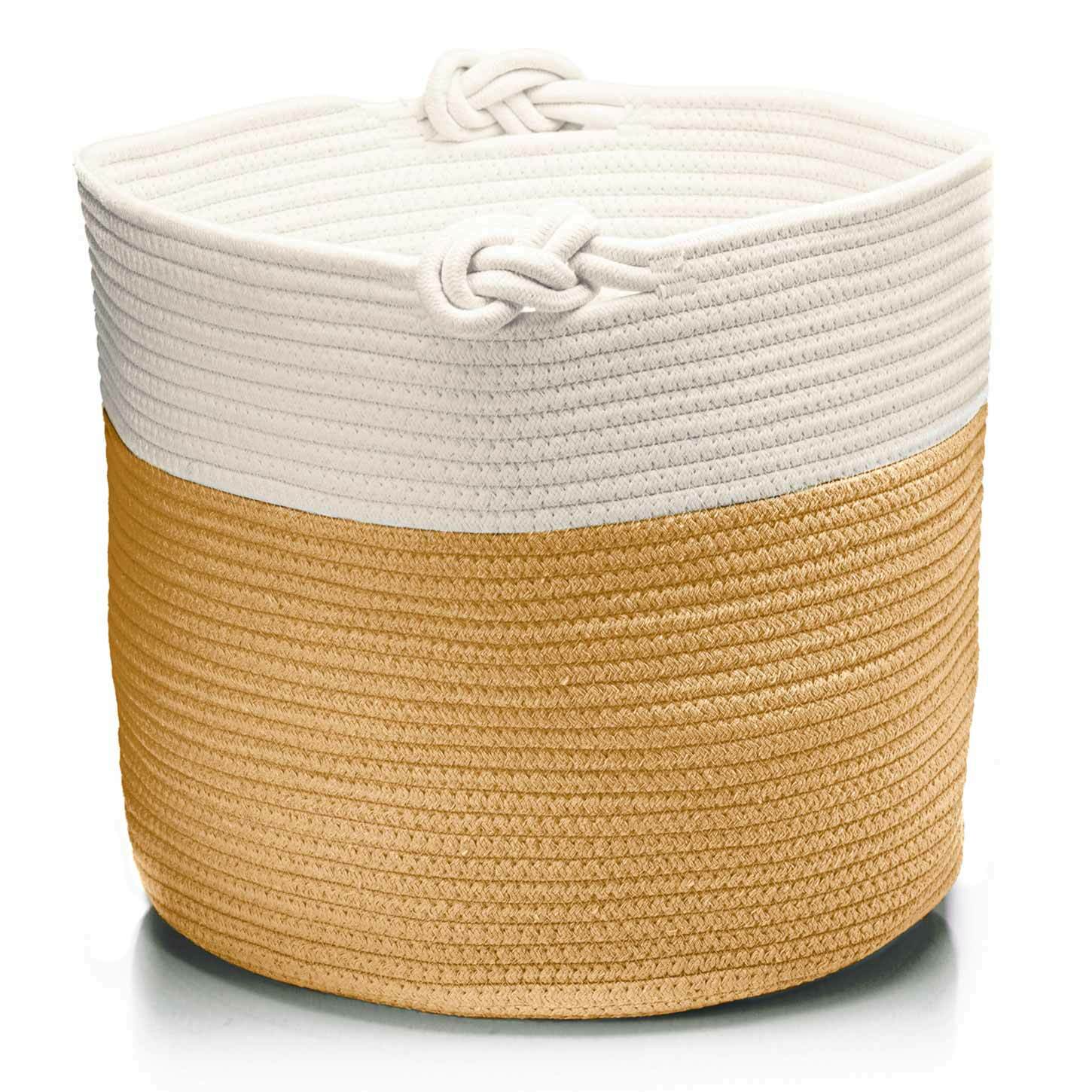 Wäschekorb 45x35cm Aufbewahrungskorb Korb Sack Sammler Wäsche Behälter