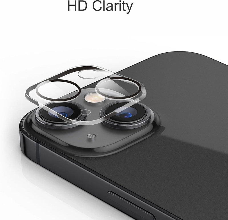 3 Pack Screen Protector for iPhone 15 [6.1 inch] + 3 Pack Camera Lens Protector,