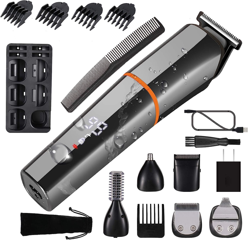 Beard Trimmer for Men Hair Clippers Electric Razor Body Hair Trimmer 6 in 1 Bear