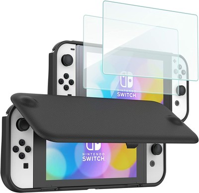 OLED Nintendo Switch Case Flip Magnetic Cover Protector Protection Shell 2021