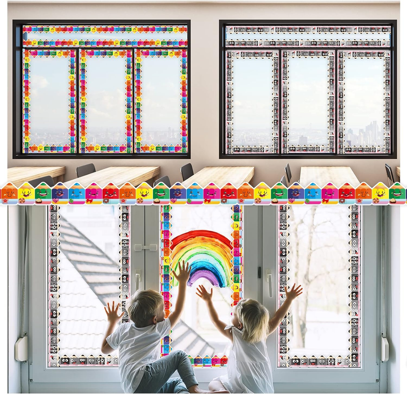 67Ft Pencils Bulletin Board Border Cute Faces Pencils Bulletin Trim Borders Penc