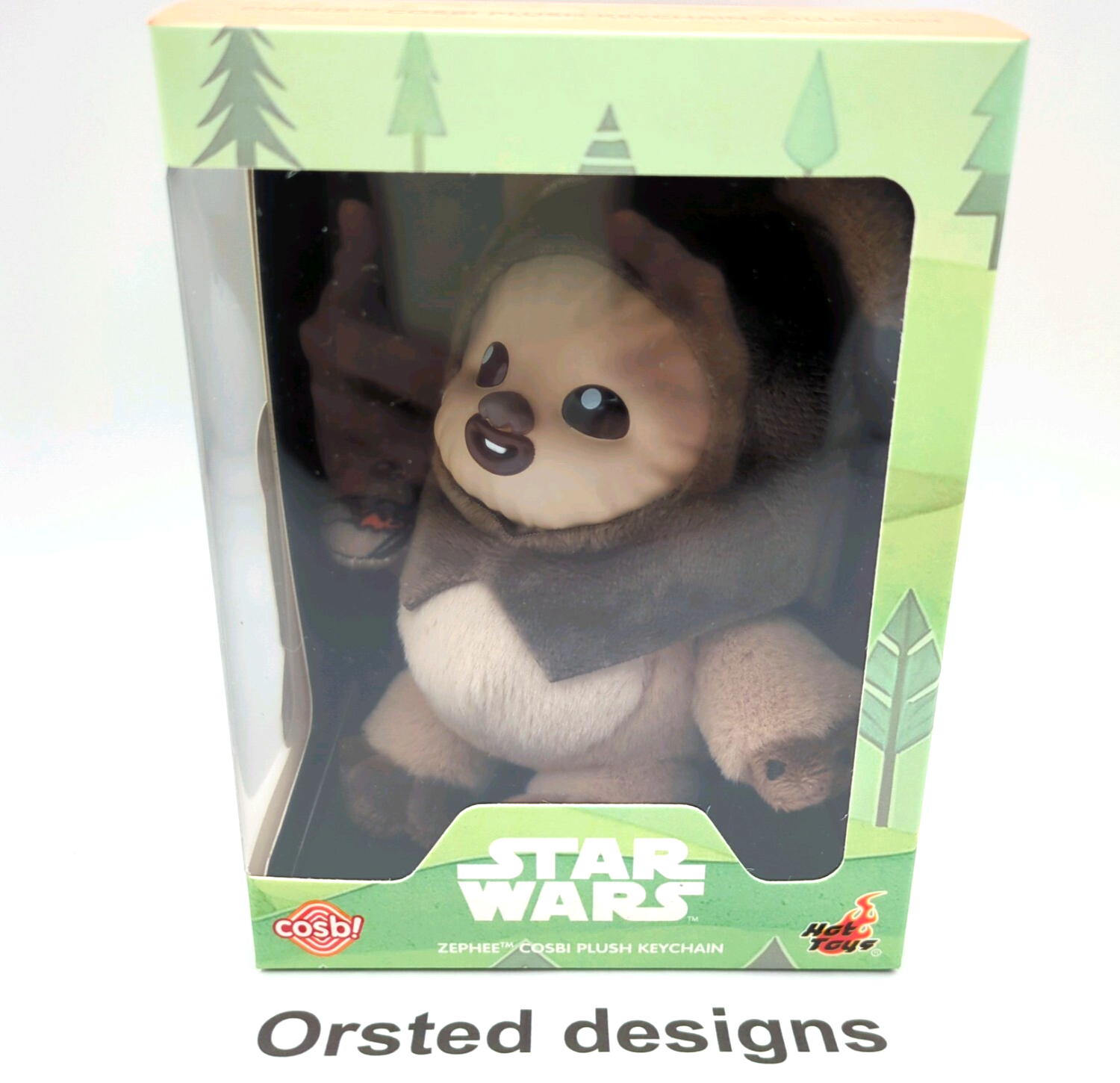 Hot Toys Cosbi Ewoks Zephyr Plush Keychain Star Wars Celebration