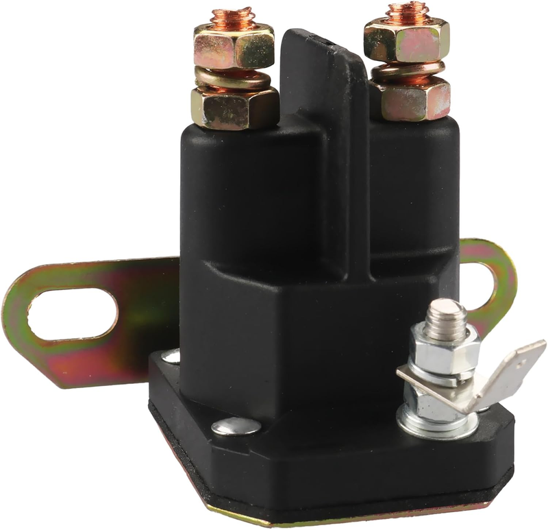 Starter Solenoid 12V 3 Terminal for Hustler 832-1211-210 Zero Turn Mower 1 Hole