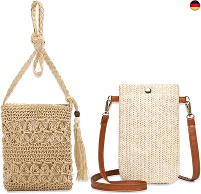 JSTHHTT 2 Pcs Handytasche Zum Umhängen Damen, Kleine Handy Umhängetasche Damen K