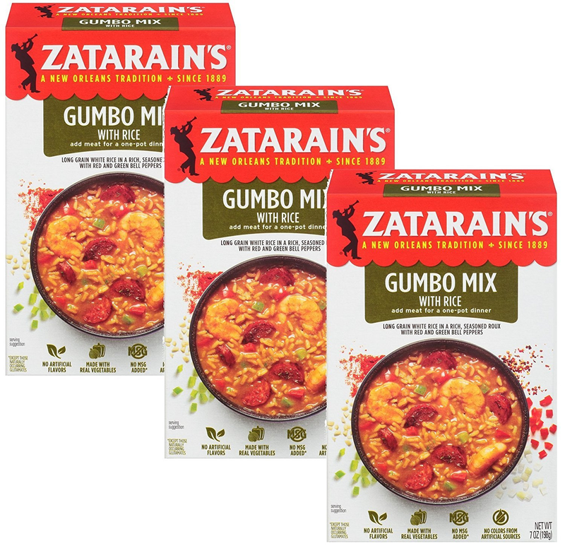 Gumbo Mix with Rice, 7 Ounces - Pack of 3
