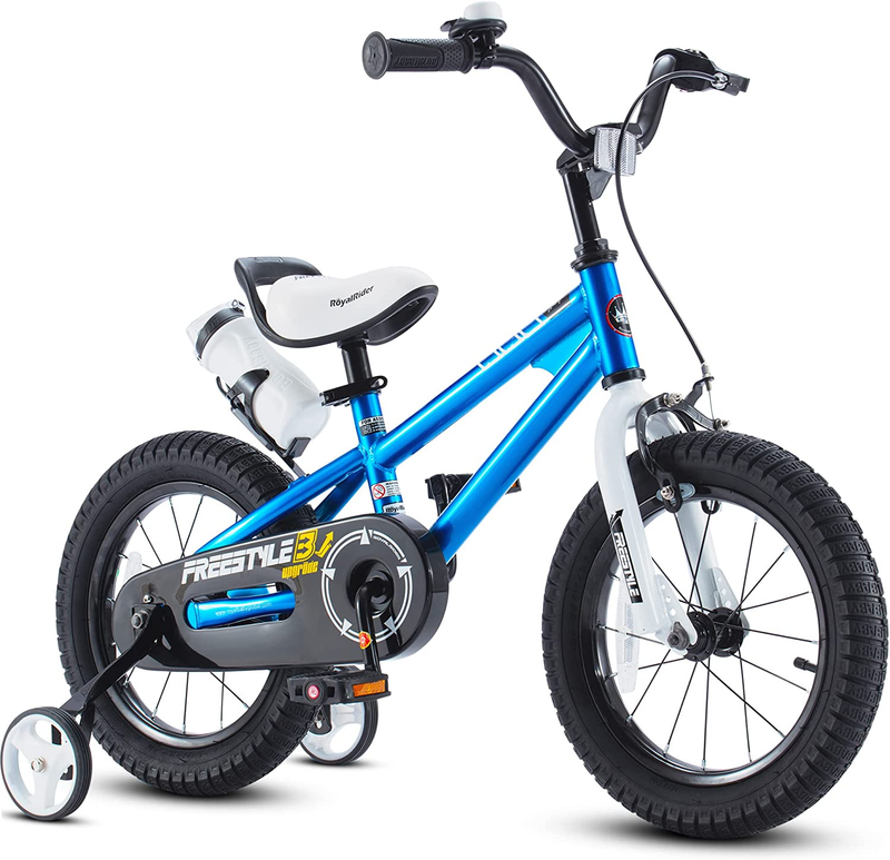 Freestyle Kids Bike 12 Inch Bicycle for Boys Girls Ages 3-12 Years