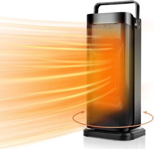Ceramic Space Heater Small Portable Electric Oscillating Tower Heater #20