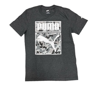 

Мужская футболка Puma Grey One Shot с камуфляжным принтом