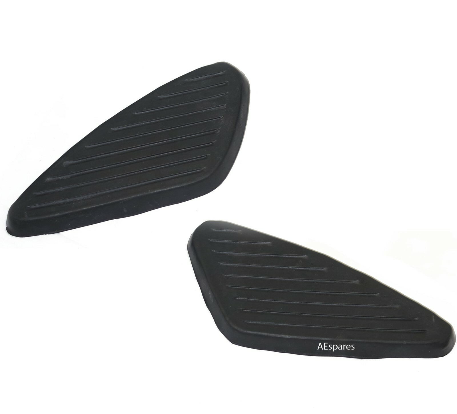 BSA A10 A50 A65 B40 C15 1960-68 Petrol Tank Knee Pad Set with mount plate  