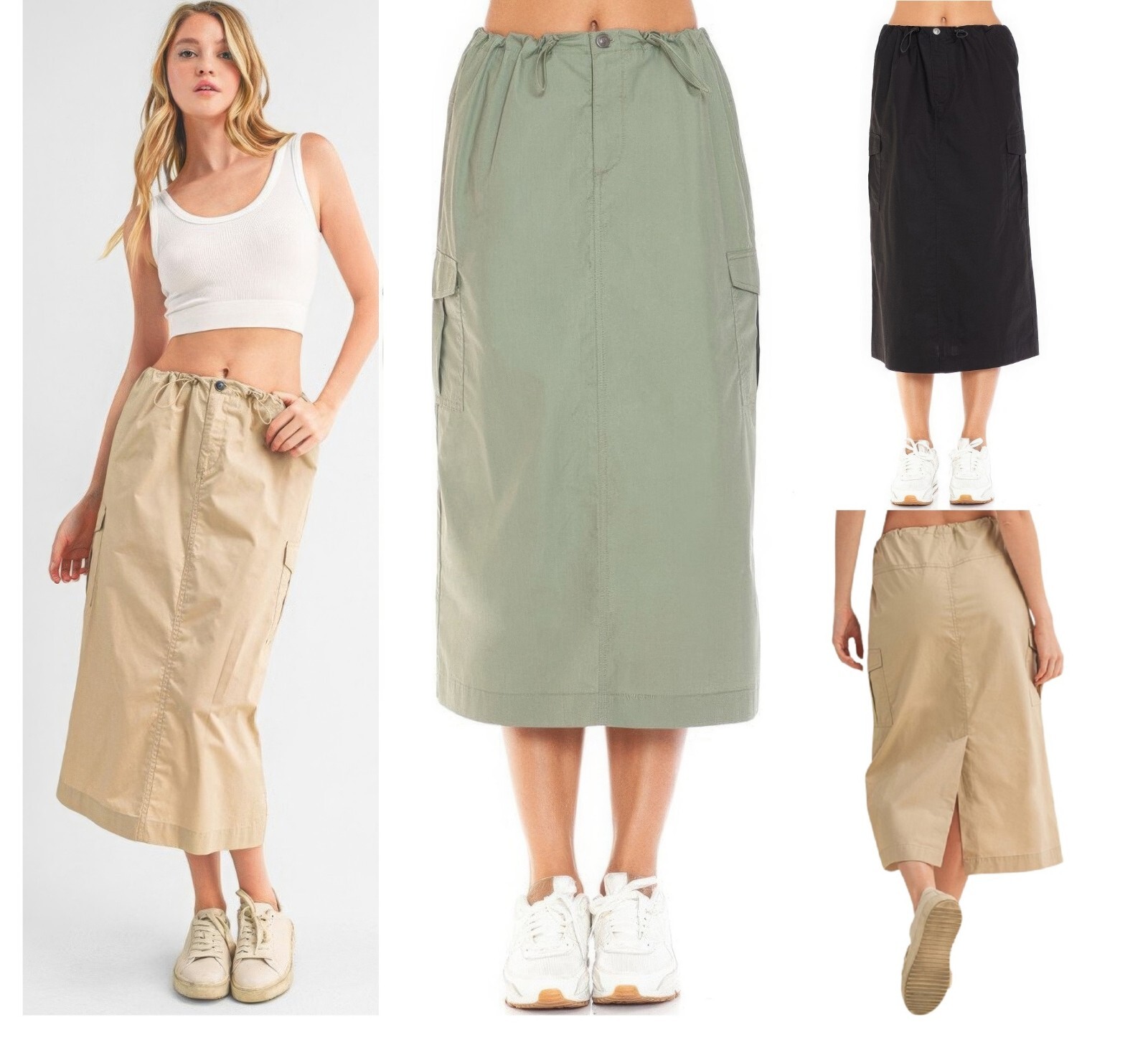【直営・関税送料込】Mini skirt in cotton Crew Clothing Women's Mini Skirt W 28 in Blue Cotton with