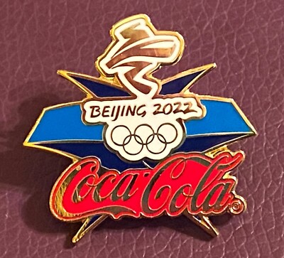 BEIJING  2022  COCA COLA OLYMPIC  SPONSOR PIN ..