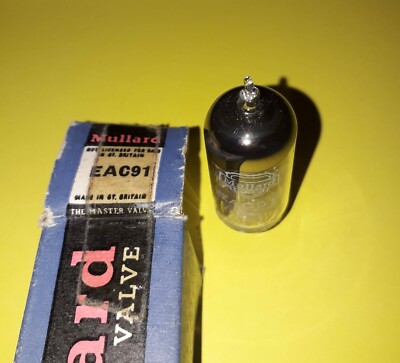 EAC91 Mullard Valve Tube New Old Stock 1pcs. NIB