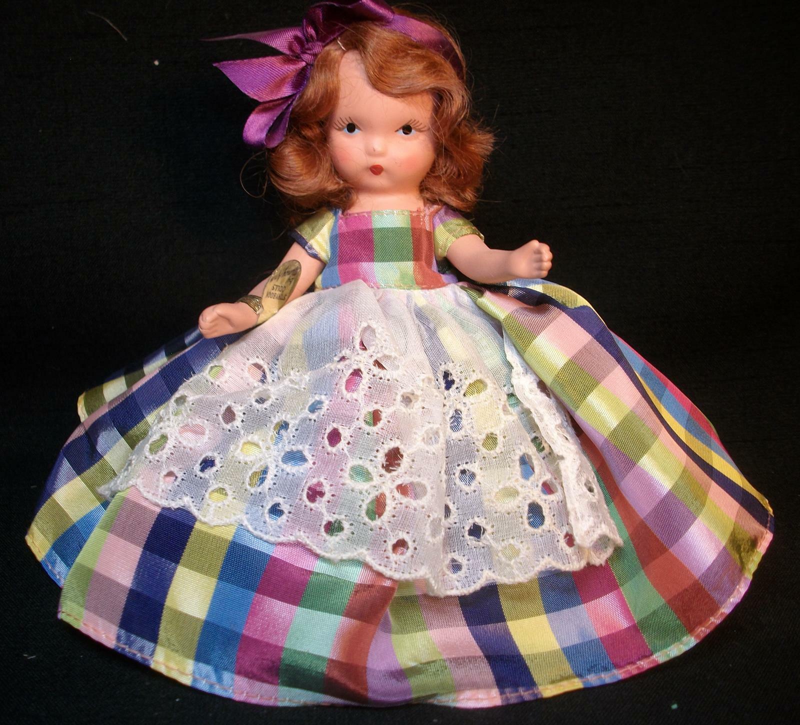 1940's Nancy Ann Storybook Doll Fairyland Series 161 Jennie Bisque Box Tag