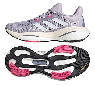 Adidas Women Solar Glide 6 Training Shoes Running Gray Sneakers GYM Shoe HP7655